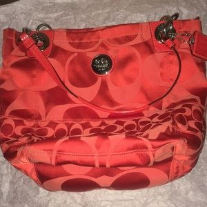 Red Coach Bag